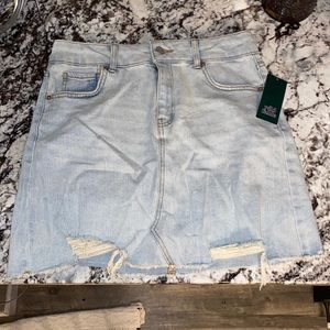 NWT Wild Fable Jean Skirt